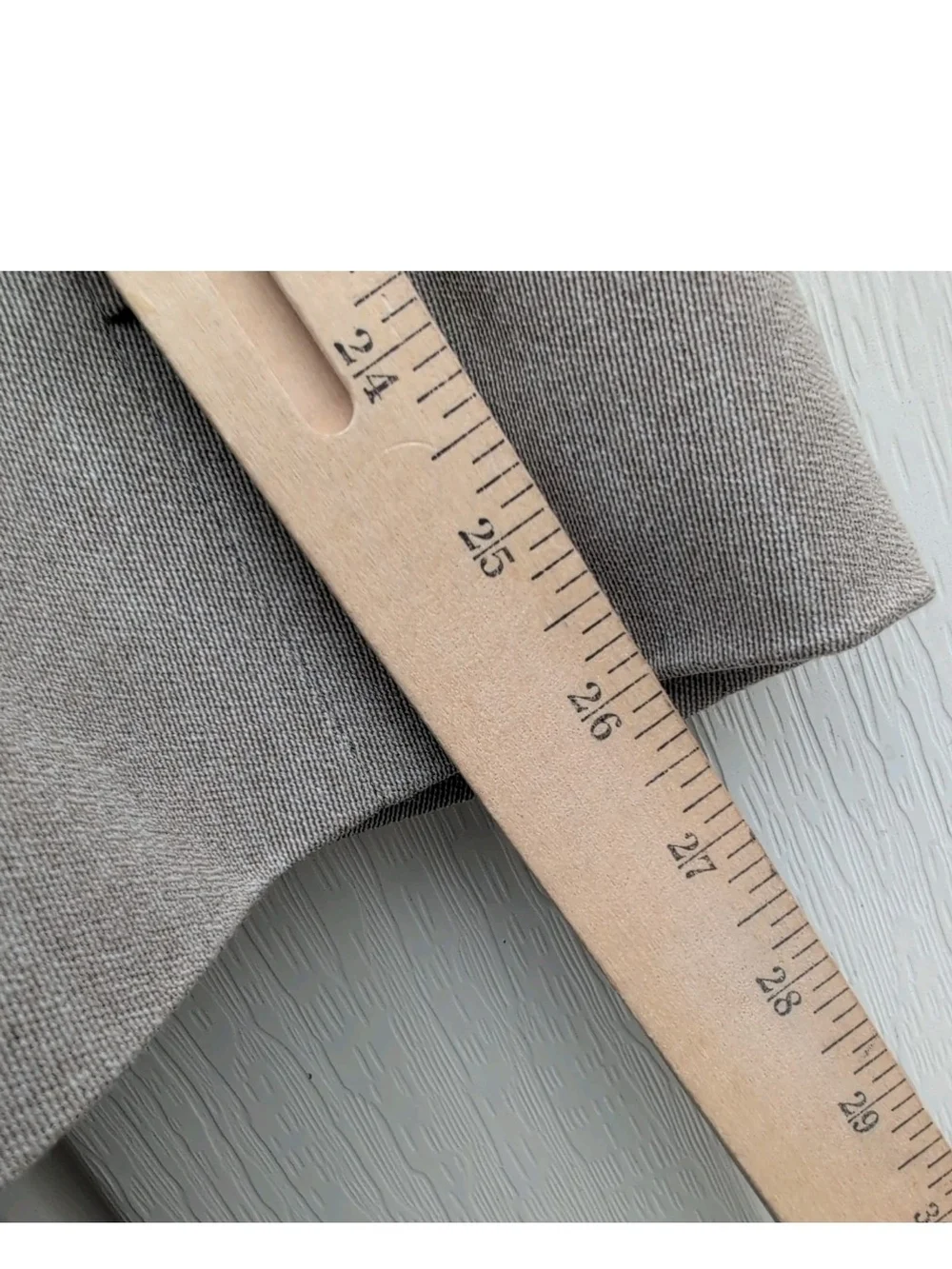 Tom James Overcoat Mens 48R Beige Loro Piana Storm System Wool Rain Wind Trench